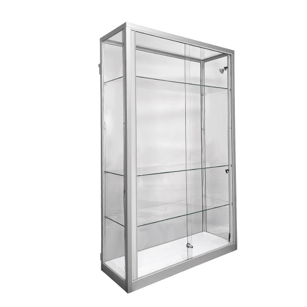Glass display case with lighting - width 1,000 mm