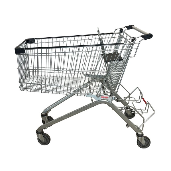 Shopping trolley Wanzl ELX185 - child seat grey - crate shelf