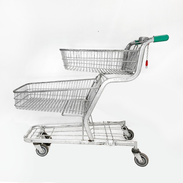 Shopping trolley double layer / double basket