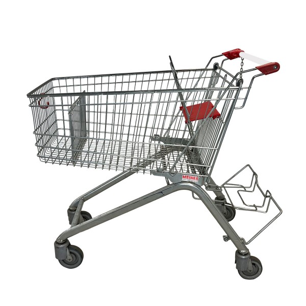 Shopping cart WANZL ELA 130 - child seat red - deposit lock