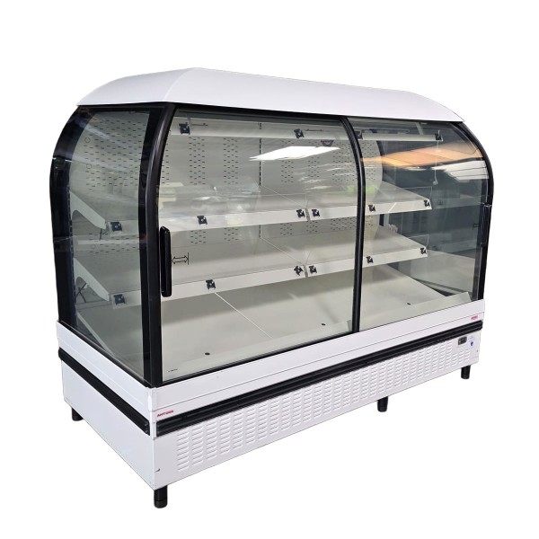 AHT Lisboa refrigerated display cabinet - length 210 cm - white