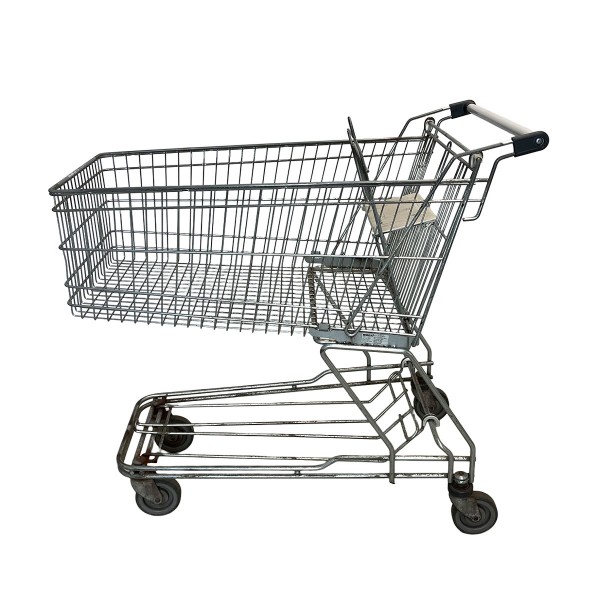 Shopping cart WANZL D155RC - child seat white - floor grid