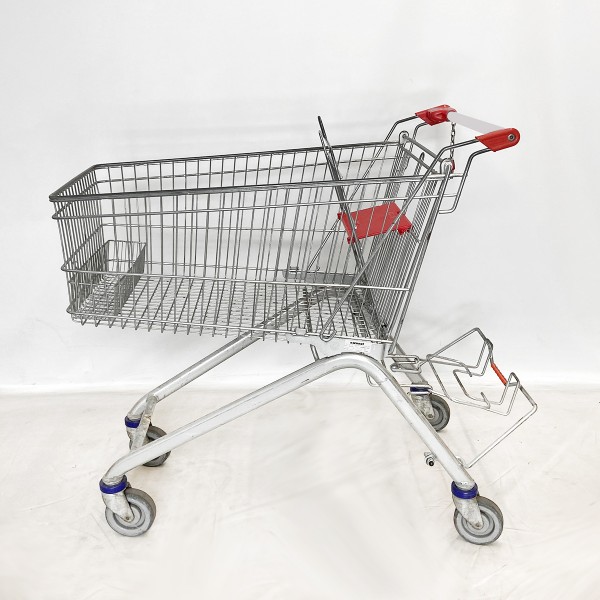 Shopping cart WANZL ELA 130 - child seat red - deposit lock