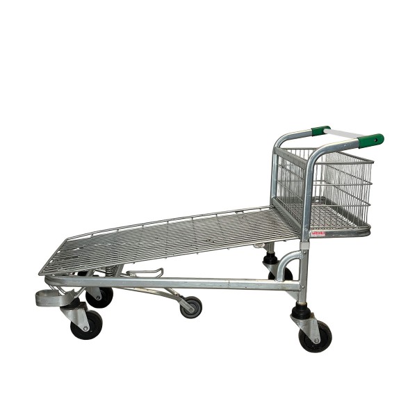 Platform trolley / transport trolley DCR Europe - FBTM - handle ends green
