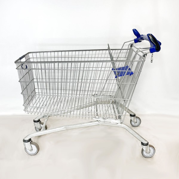Wanzl AS 210 shopping cart - with promotional handle and handle horns
