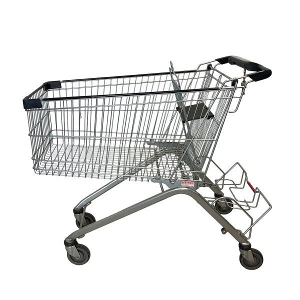 Einkaufswagen Wanzl ELX185 - Kindersitz grau - Pfandschloss