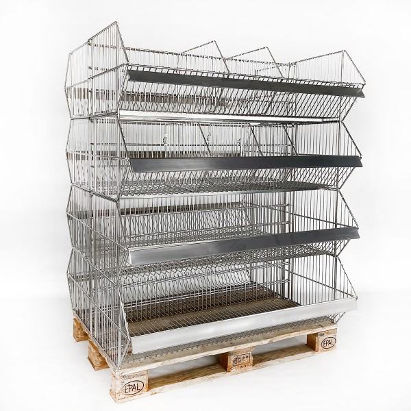 Stacking basket - 2x4er set - width 1200 mm