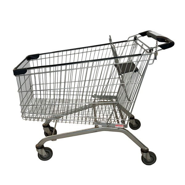 Shopping trolley - Wanzl EL212 - advertising handle - child seat grey