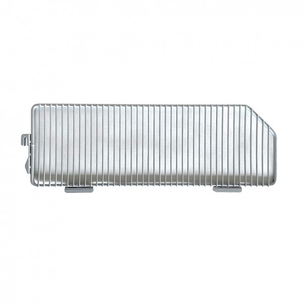 Compartment grille - Tegometall - T37 - white aluminum