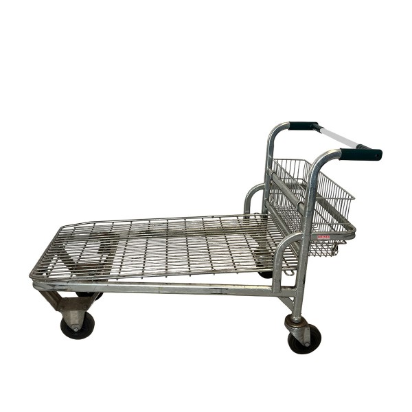 WANZL T31 transport trolley - dark green handle ends