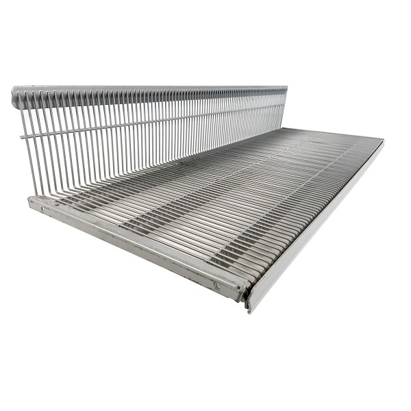 Grid floor PBE - Tegometall - T37 - L100 - white aluminum