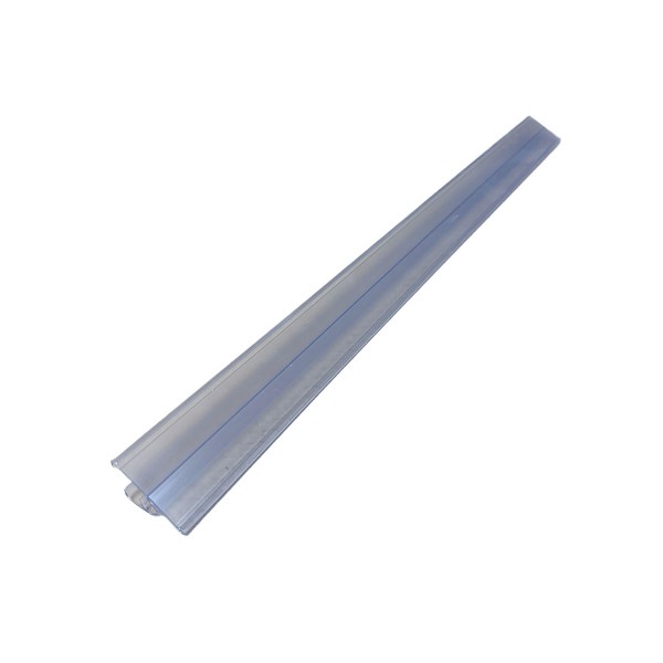 Preisschiene / Scannerschiene transparent - verstellbar - Tegometall