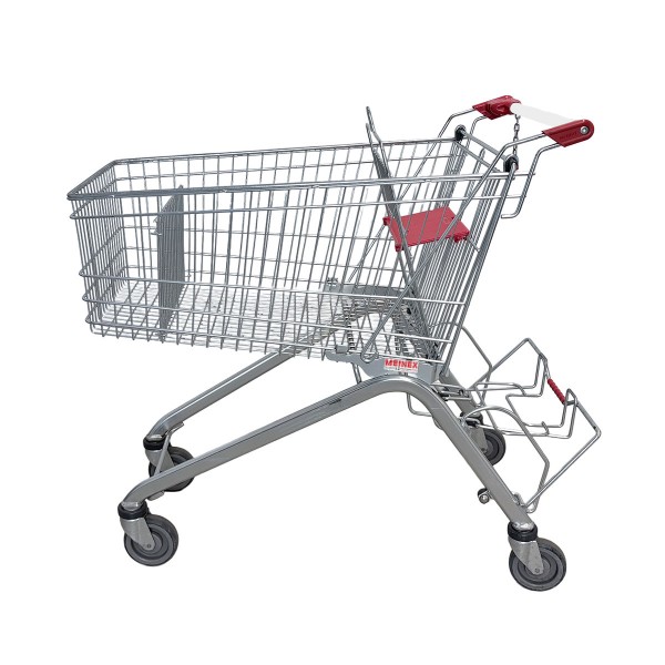 Shopping cart WANZL ELX 130 - child seat red - deposit lock