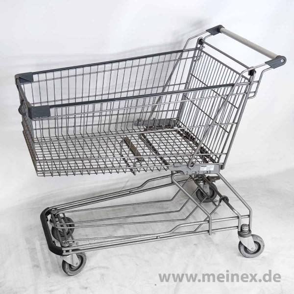 Shopping Trolley WANZL D155RC - painted gray - without child seat - used