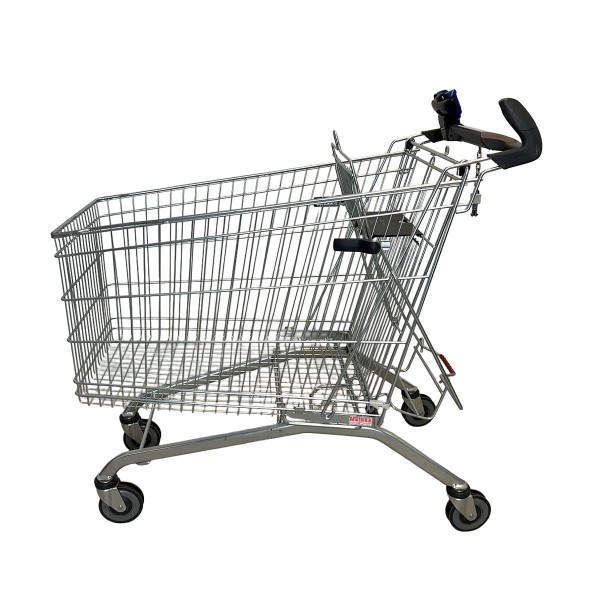 Einkaufswagen WANZL ELP240-F - Fahrsteigrollen - Smartphonehalterung