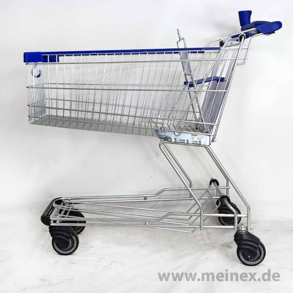 Einkaufswagen WANZL D155 RC - Kindersitz blau - gebraucht