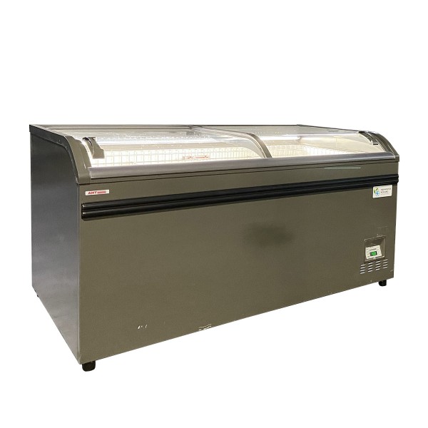 Kühltruhe +/- umschaltbar Athen XL 175 (U) AD - grau