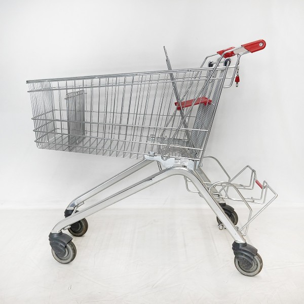 Shopping cart WANZL ELX 130 - child seat red - deposit lock