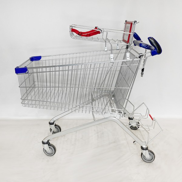 Shopping cart WANZL ELX248B - baby safe - horn handles - deposit lock