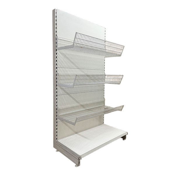Wall shelf - Tegometall - with wire baskets - 1,050 mm