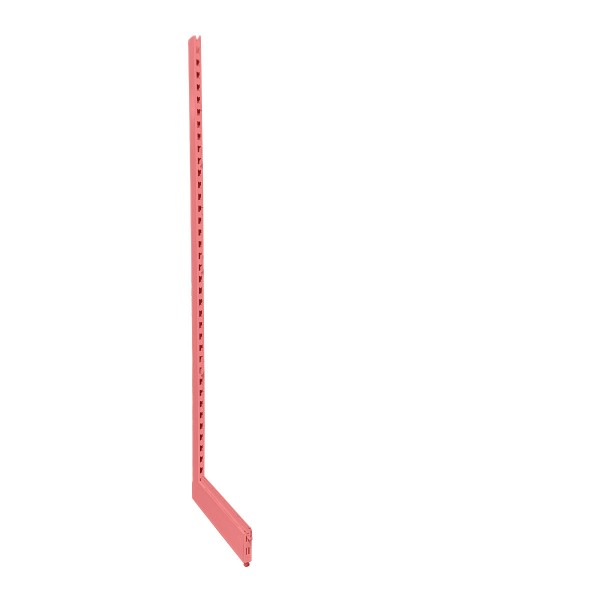 Endständer für Wandregal - 2000x570mm - Tegometall - Juraweiß
