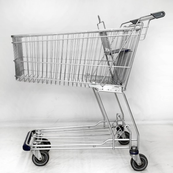 Einkaufswagen WANZL D130 RC - blauer Kindersitz