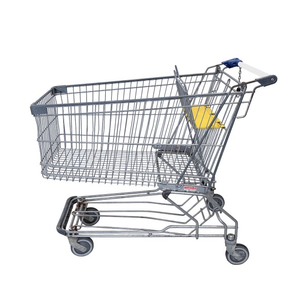 Shopping Cart Wanzl D185RC - Yellow child seat - Grey painted finish