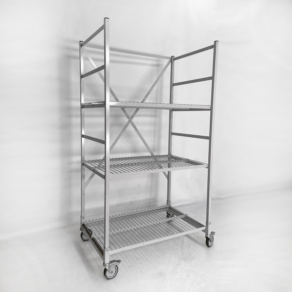 Metal shelf with three shelves - 920 mm