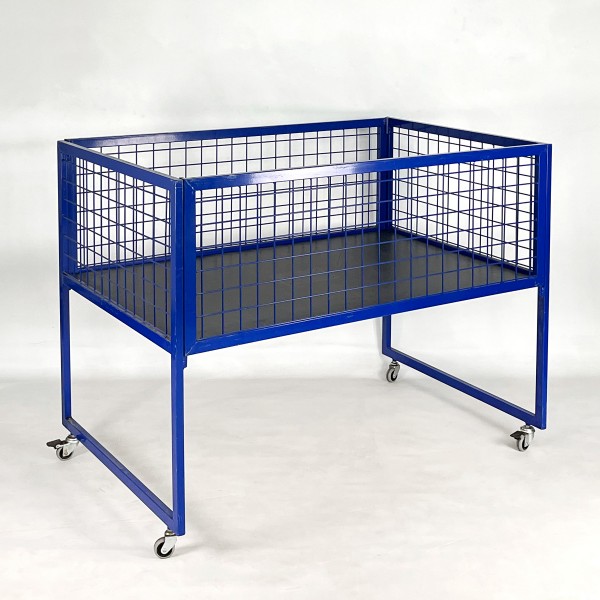 Rummaging table / action table 1200x800mm - painted blue