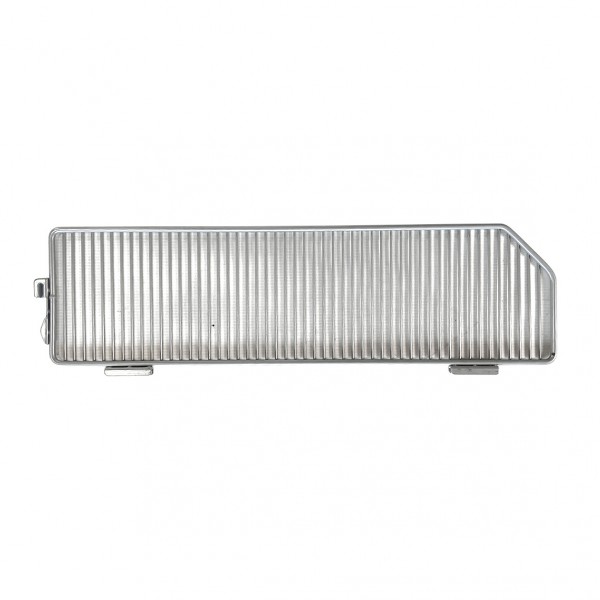 Compartment grille - Tegometall - T57 - white aluminum