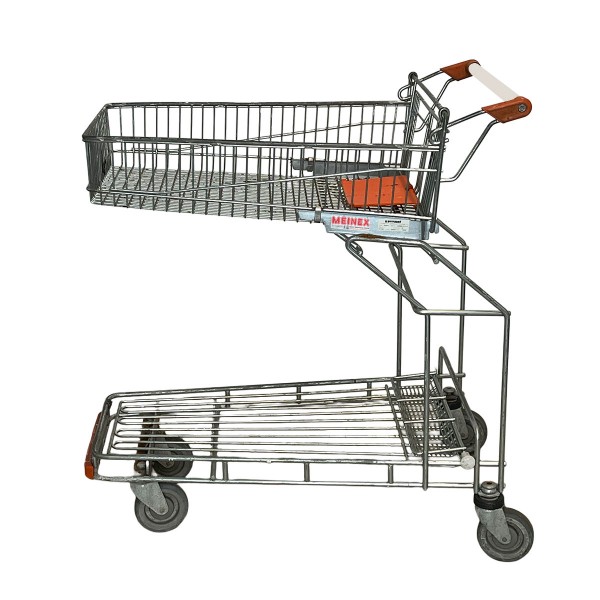 Gartencenterwagen / Baumarktwagen WANZL - Kindersitz orange