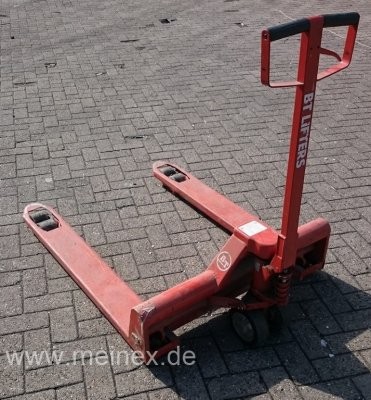 Pallet Truck Bt Lifter Red Length 115cm Used Meinex