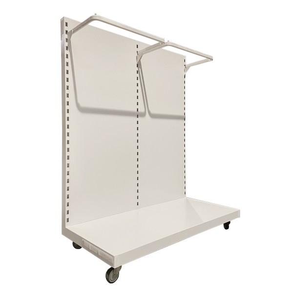Rollable wall shelf - with clothing frame