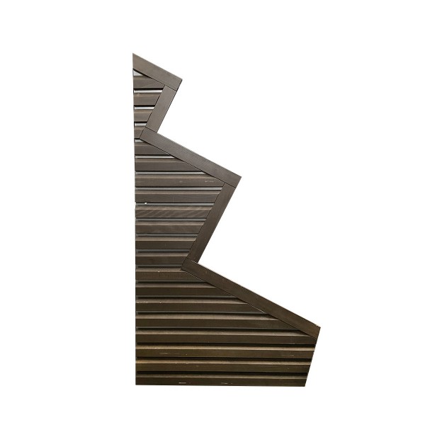 Side panel for sales slope with 3 levels - left