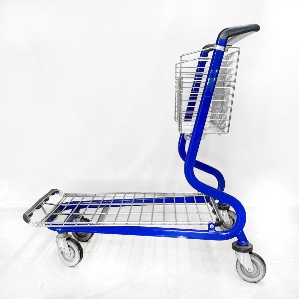 Platform trolley / transport trolley WANZL MUC 200 in blue - without child seat