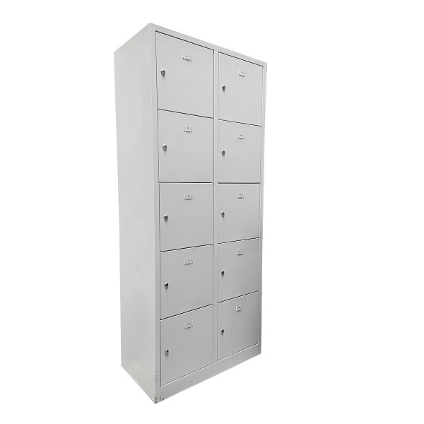 Locker / clothes locker / steel locker - 10 compartments