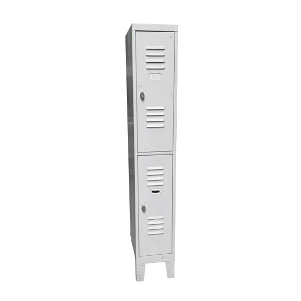 locker / clothes locker / steel locker - white