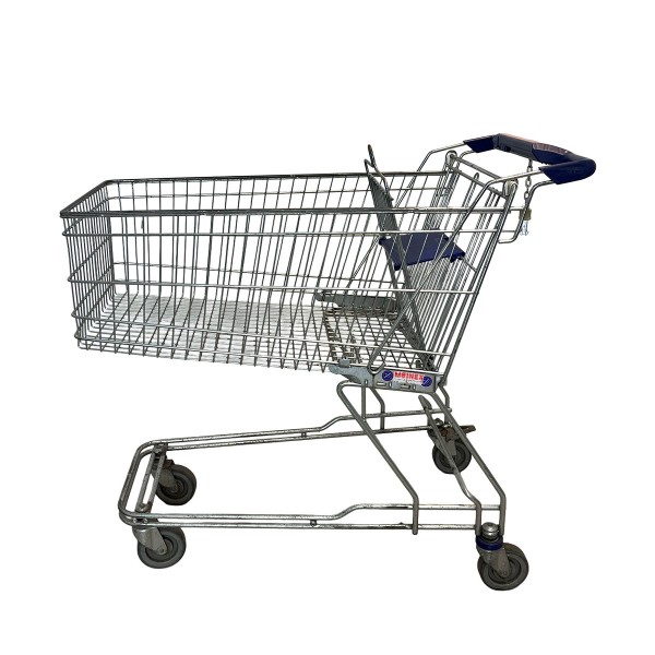 Einkaufswagen WANZL D155RC-S - Kindersitz blau - Pfandschloss