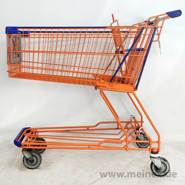 Einkaufswagen WANZL D130 RC - Orange - gebraucht