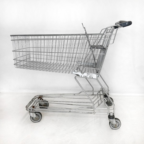 Shopping trolley WANZL D155 RC - advertising handle - without deposit lock - child seat