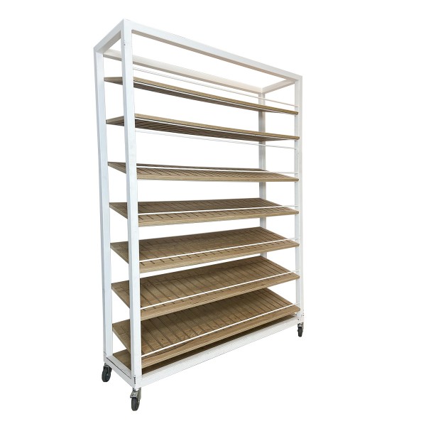 Bread rack / bake-off station - 8 shelves