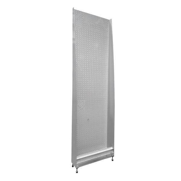 End shelf perforated / side curtain