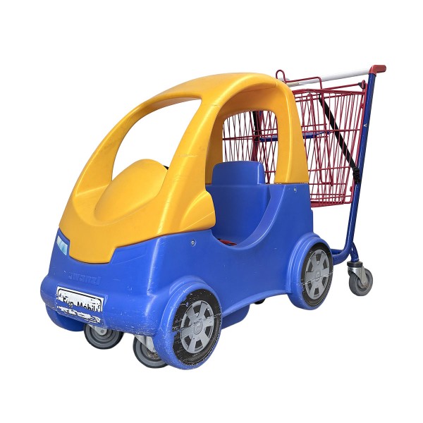 Children's shopping trolley "Fun Mobil" with integrated shopping basket