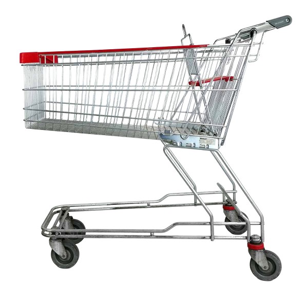 Shopping cart WANZL D155 RC - child seat red - without floor grid