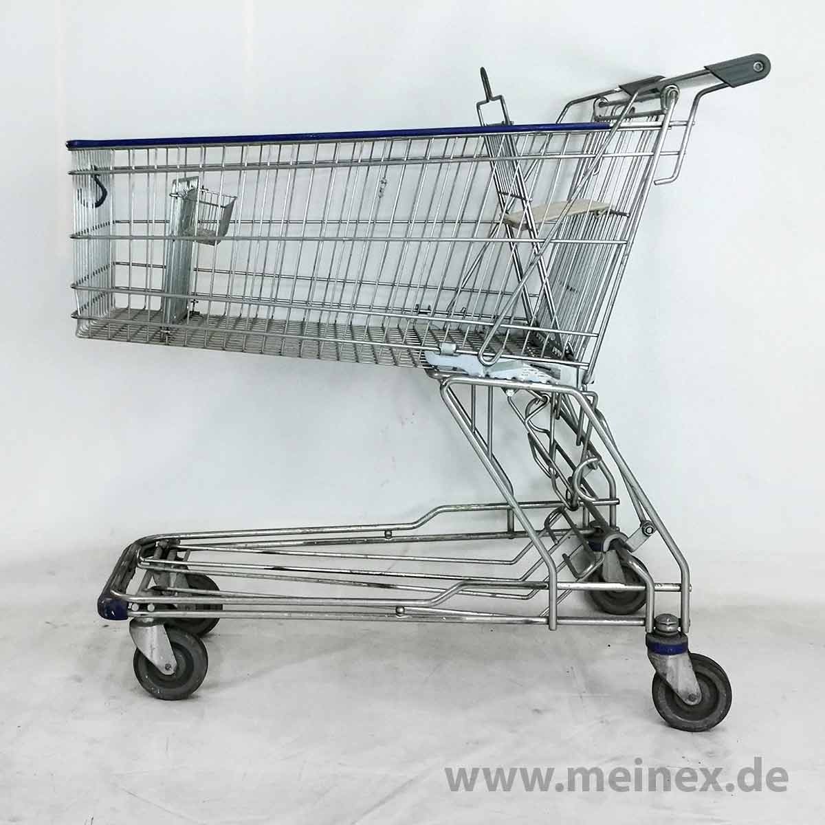 Einkaufswagen WANZL D155RCA - weißer Kindersitz - ohne Pfandschloss - gebraucht