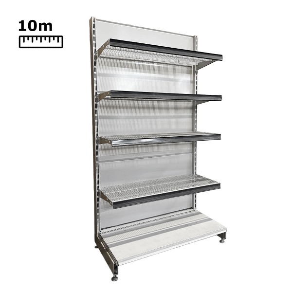 Supermarket shelf from Storebest - 10m wall shelf