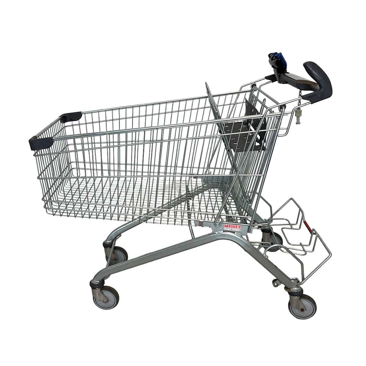 Einkaufswagen Wanzl ELX248B - Kindersitz grau - Horngriff - Smartphonehalterung - gebraucht
